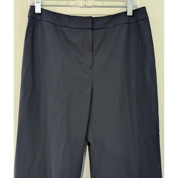 Lafayette 148 New York Contemporary Stretch Menswear Navy Pants Size 8 - Picture 3 of 9